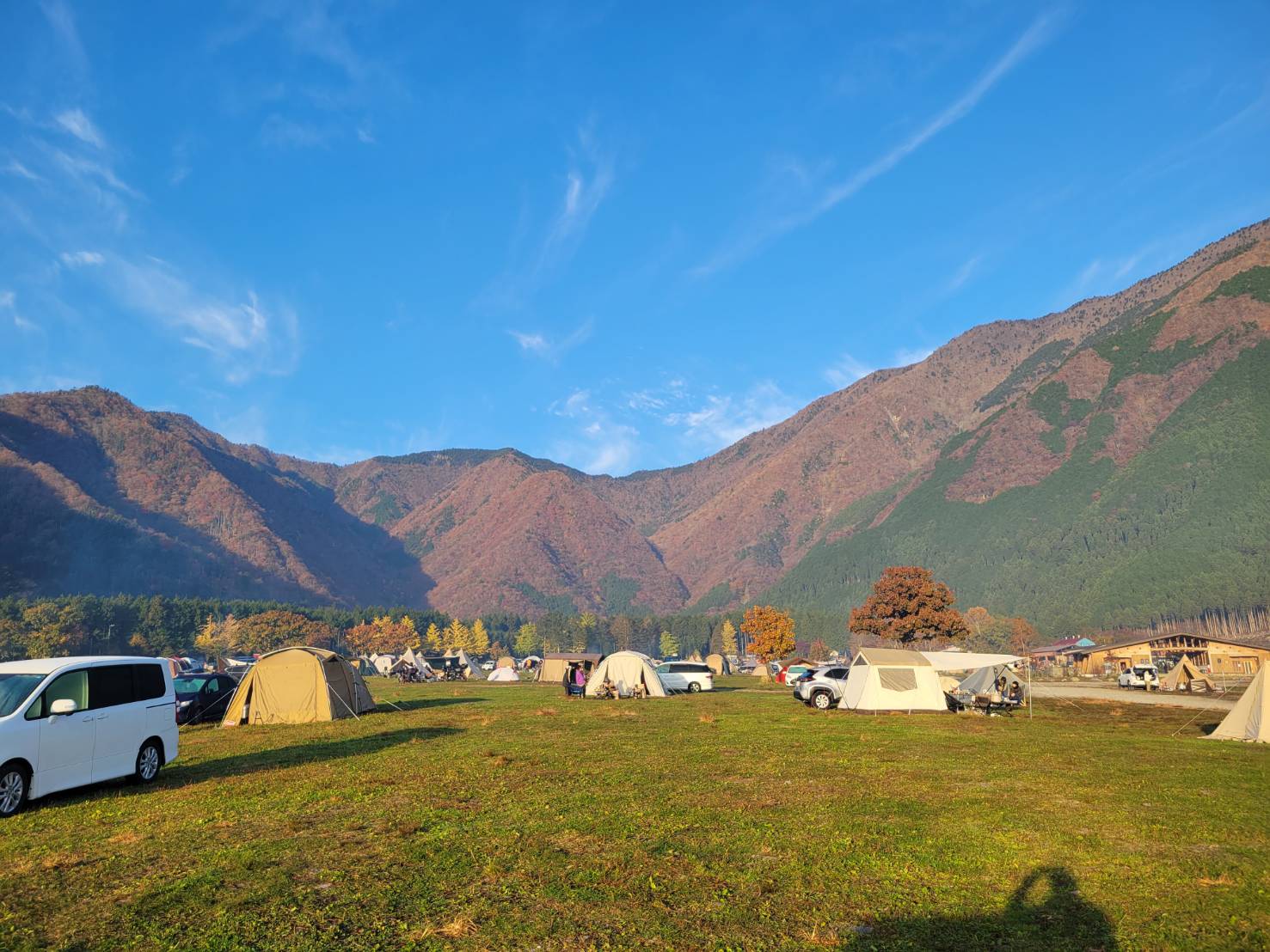 ふもとっぱらから望む富士山