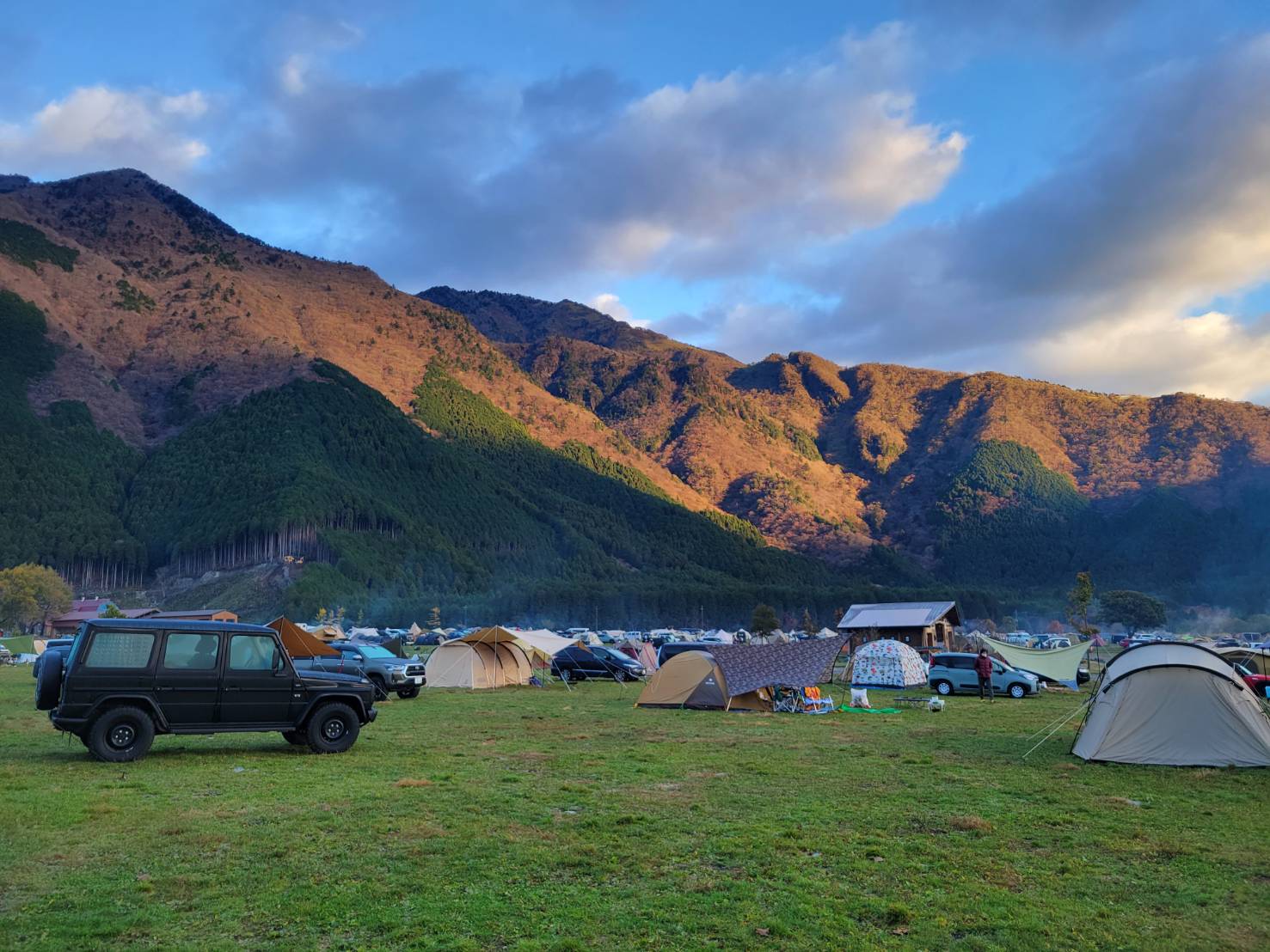 ふもとっぱらの富士山ビュー